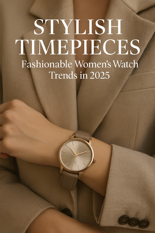 Stylish Timepieces: Fashionable Women's Watch Trends in 2025
