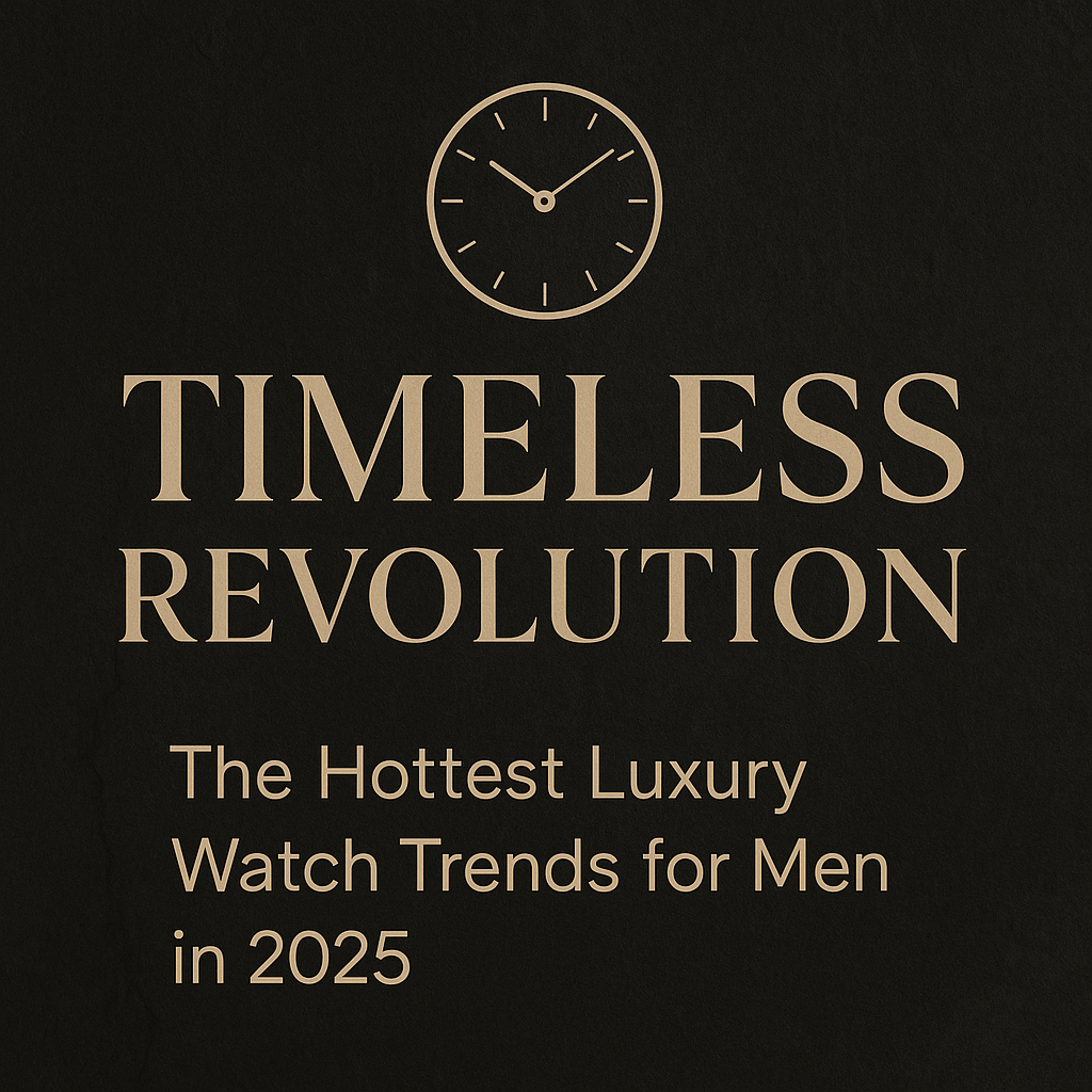 🕰️ Timeless Revolution: The Hottest Luxury Watch Trends for Men in 2025