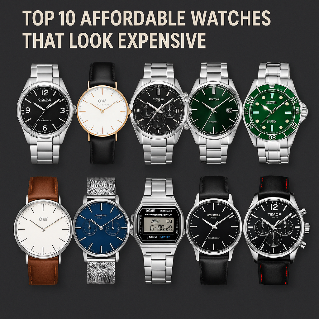 Top 10 affordable watches that look expensive