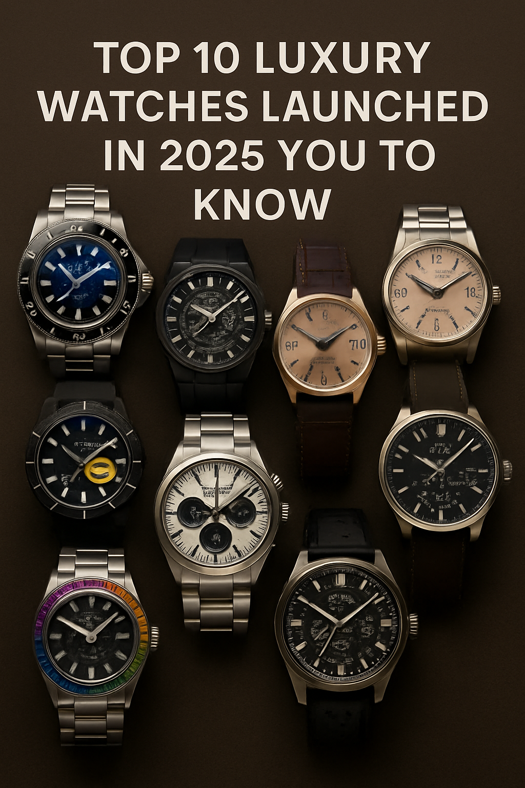 Top 10 Luxury Watches Launched in 2025 You Need to Know